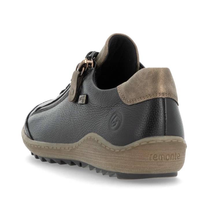 Remonte Artikelnummer R1402-08 remonte Damen Schnürschuhe urbanschwarz-zimtbraun Im Verkauf