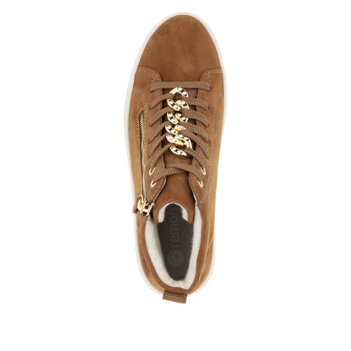 Remonte Artikelnummer D1C70-22 remonte Damen Sneaker haselnussbraun 50% Rabatt für begrenzte Zeit