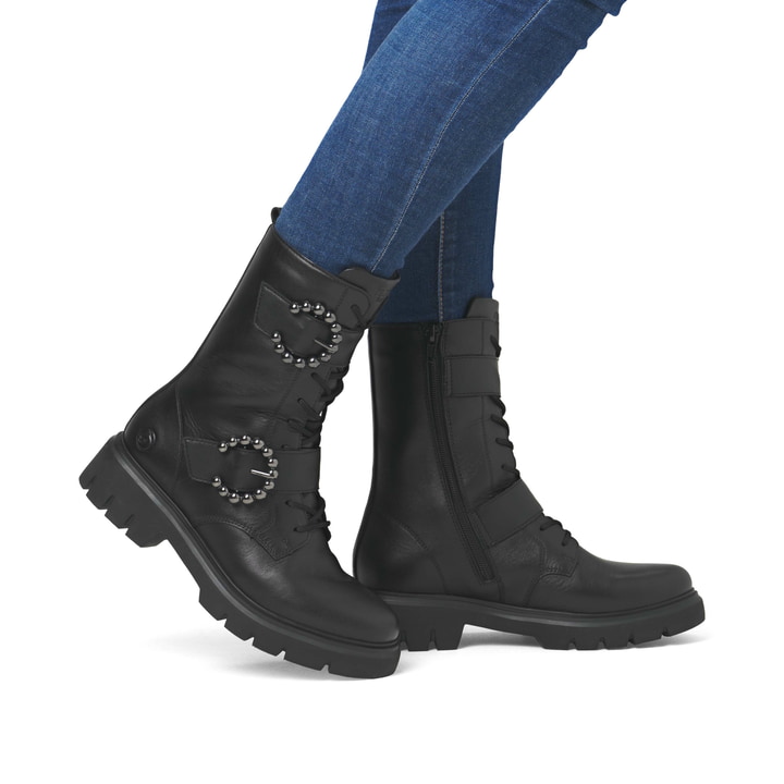 Remonte Artikelnummer D1W70-00 remonte Damen Schnürstiefel tiefschwarz Rabatte dieses Monats