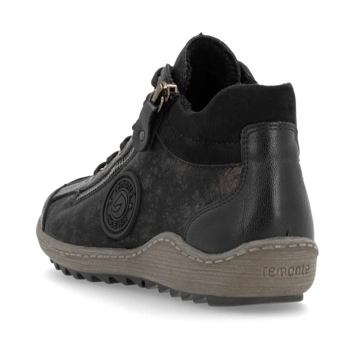 Remonte Artikelnummer R1477-90 remonte Damen Schnürschuhe braunschwarz Fabrik Onlineshop
