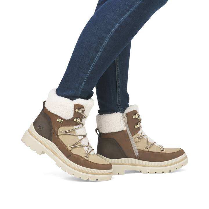 Remonte Artikelnummer D0C80-22 remonte Damen Schnürstiefel holzbraun Heißer Verkauf