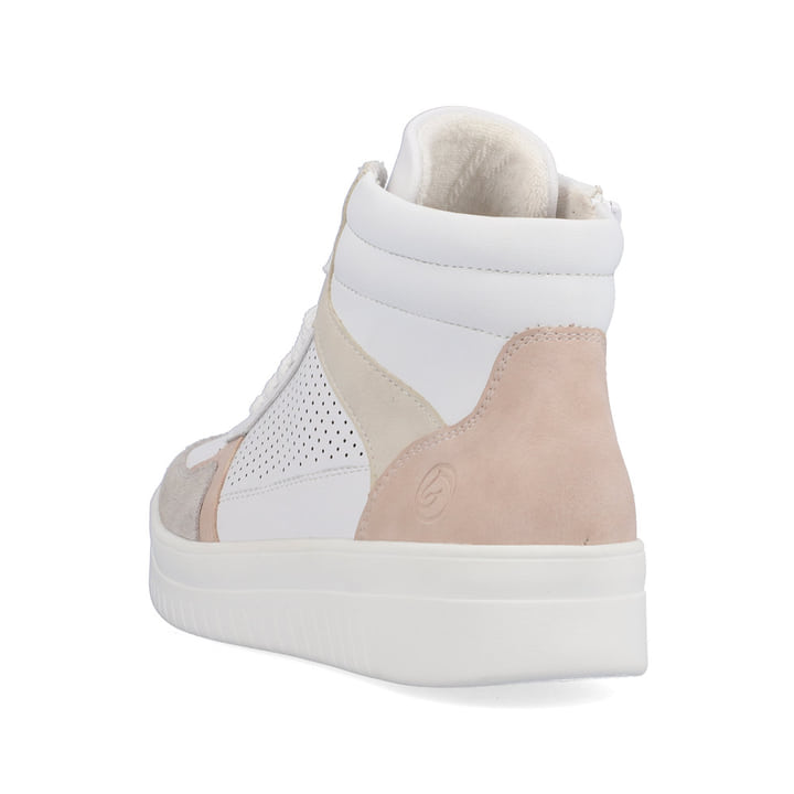 Remonte Artikelnummer D0J70-80 remonte Damen Sneaker macciatoweiß-altrosa-beige Online Outlet