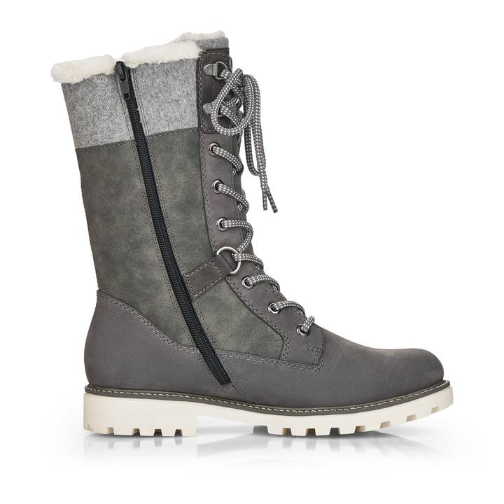 Remonte Artikelnummer D8474-45 remonte Damen Hochschaftstiefel mondgrau Wochenangebot