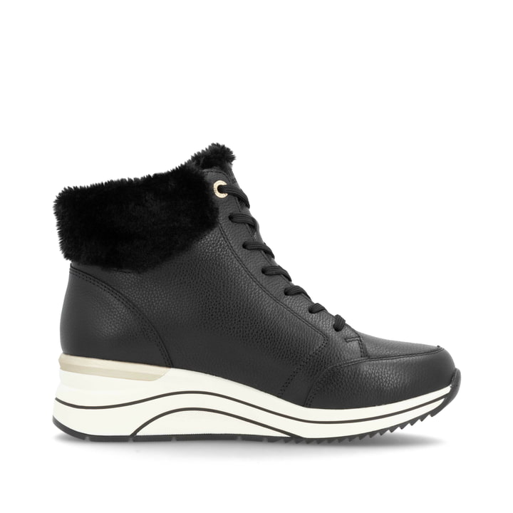Remonte Artikelnummer D0T77-02 remonte Damen Schnürstiefel asphaltschwarz Nur für heute