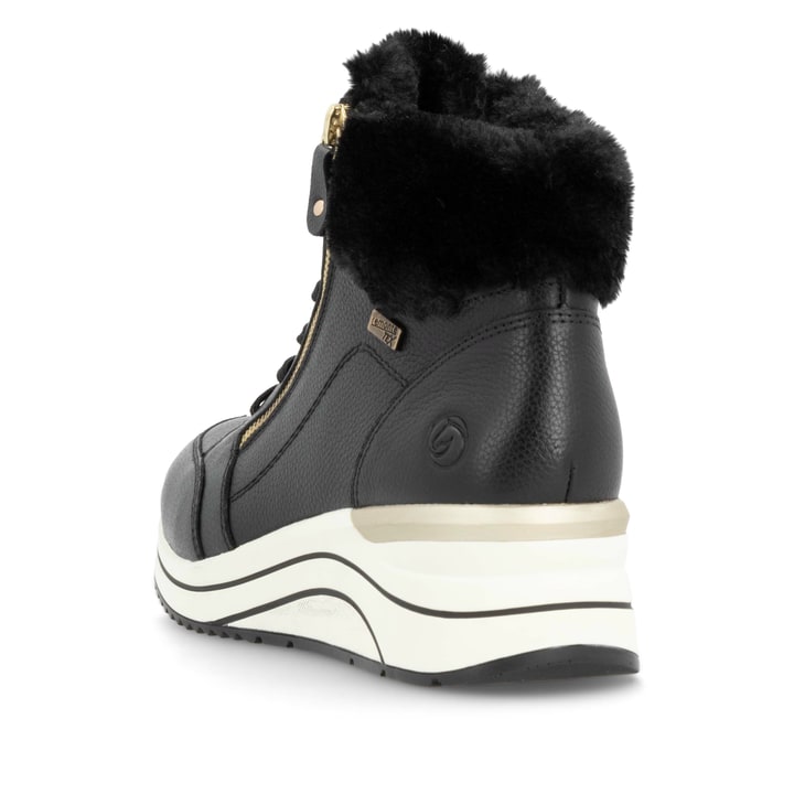Remonte Artikelnummer D0T77-02 remonte Damen Schnürstiefel asphaltschwarz Nur für heute