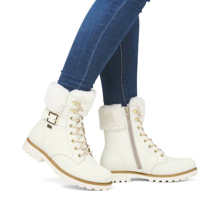 Remonte Artikelnummer D8481-80 remonte Damen Schnürstiefel macchiatoweiß Bis zu 55% Rabatt