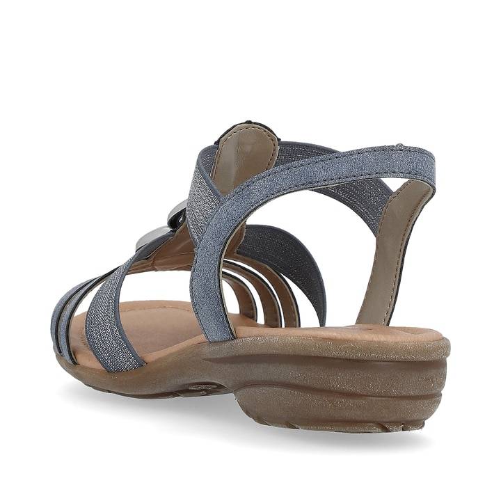 Remonte Artikelnummer R3605-12 remonte Damen Riemchensandalen schieferblau-silber Super Rabatt