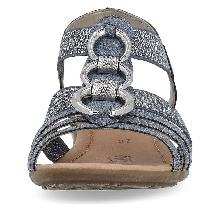 Remonte Artikelnummer R3605-12 remonte Damen Riemchensandalen schieferblau-silber Super Rabatt