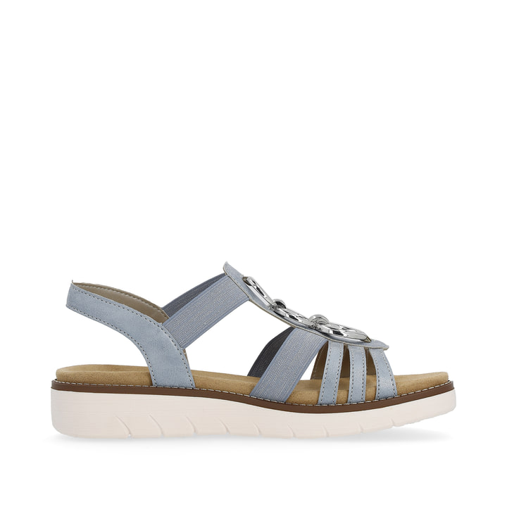 Remonte Artikelnummer D2073-12 remonte Damen Riemchensandalen babyblau-silber Riesige Rabatte