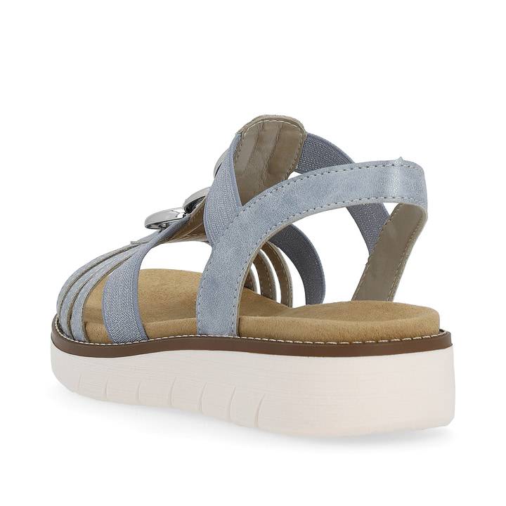 Remonte Artikelnummer D2073-12 remonte Damen Riemchensandalen babyblau-silber Riesige Rabatte