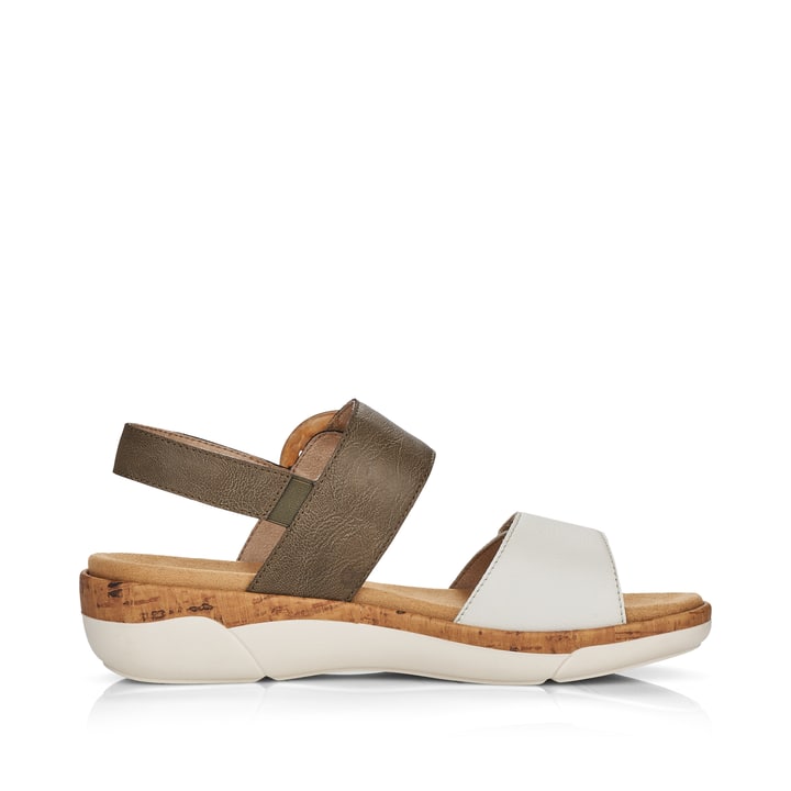 Remonte Artikelnummer R6853-54 remonte Damen Riemchensandalen olivgrün-altweiß Kostenloser Versand international
