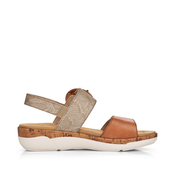 Remonte Artikelnummer R6853-90 remonte Damen Riemchensandalen karamellbraun Fabrikladen