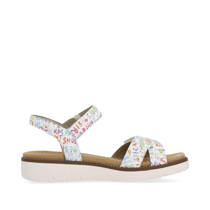 Remonte Artikelnummer D2049-81 remonte Damen Riemchensandalen multicolored-weiß Begrenzt auf 3 Tage