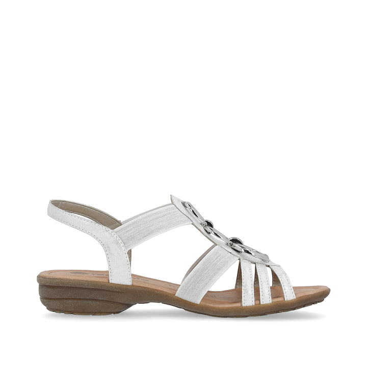 Remonte Artikelnummer R3605-80 remonte Damen Riemchensandalen blütenweiß-silber Black Friday Preise