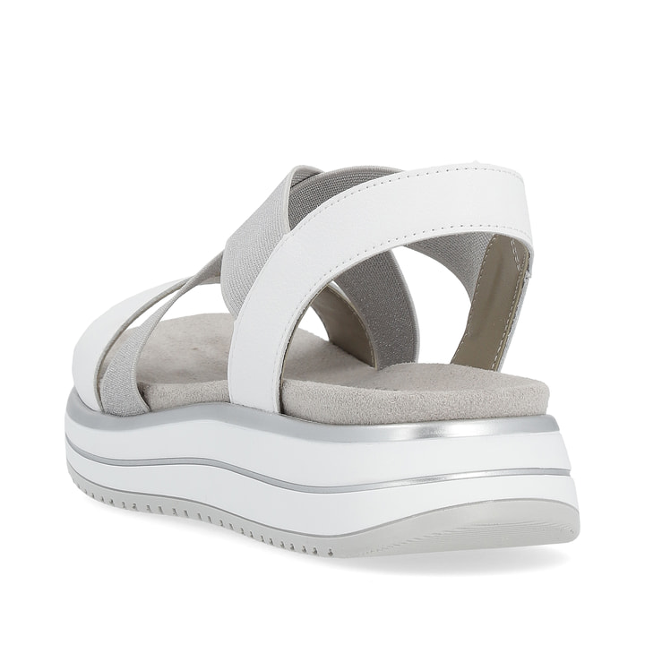 Remonte Artikelnummer D1J50-80 remonte Damen Riemchensandalen graphitgrau-reinweiß Im Verkauf