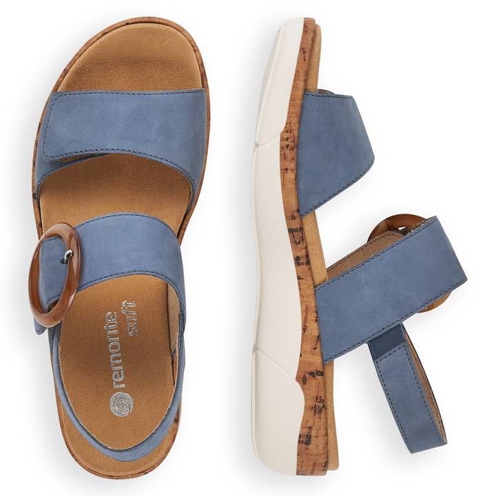 Remonte Artikelnummer R6853-14 remonte Damen Riemchensandalen ozeanblau 50% Rabatt für begrenzte Zeit