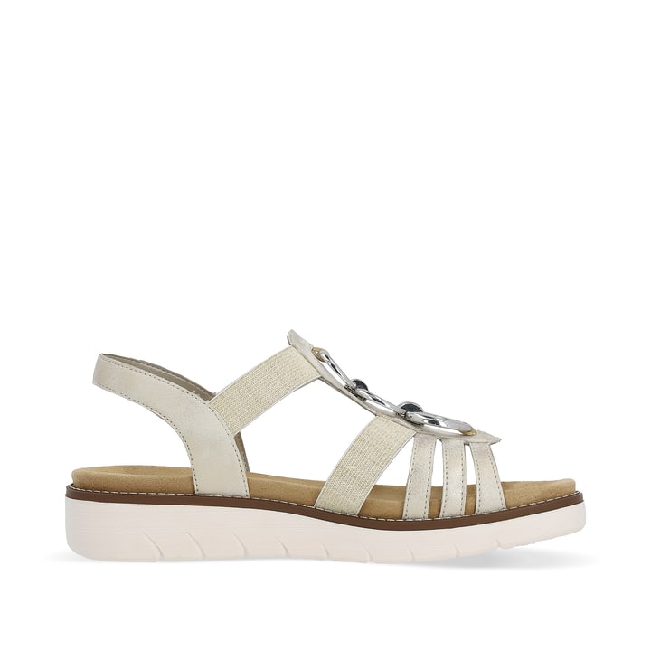 Remonte Artikelnummer D2073-60 remonte Damen Riemchensandalen cremebeige-silber 2025