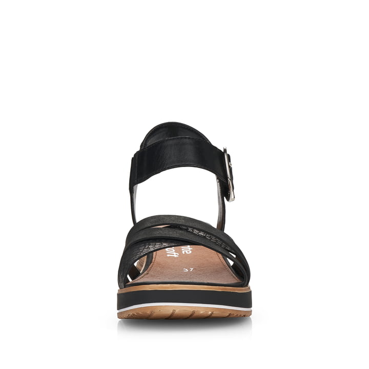 Remonte Artikelnummer D6454-00 remonte Damen Keilsandaletten tiefschwarz Sonderangebot
