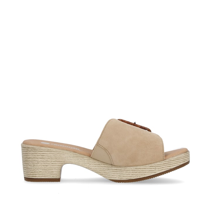 Remonte Artikelnummer D0N56-60 remonte Damen Pantoletten lehmbeige Großer Ausverkauf