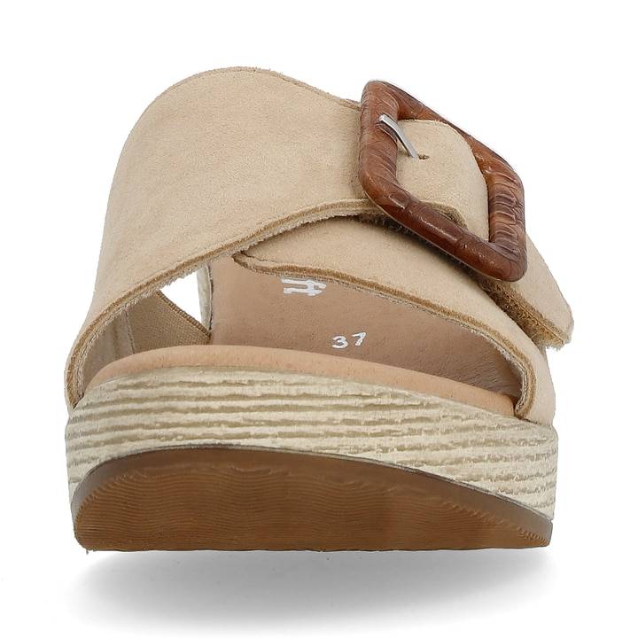 Remonte Artikelnummer D0N56-60 remonte Damen Pantoletten lehmbeige Großer Ausverkauf
