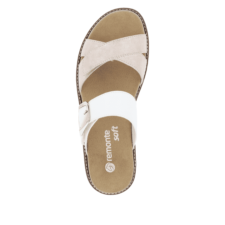 Remonte Artikelnummer D2048-90 remonte Damen Pantoletten metallicrosé-lilienweiß Begrenztes Angebot