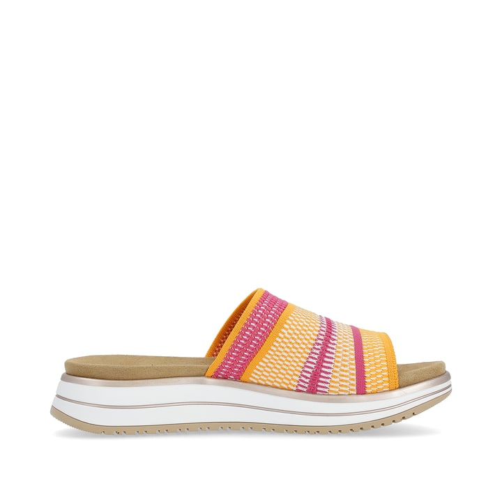 Remonte Artikelnummer D1J54-68 remonte Damen Pantoletten pink-mangogelb Online Shopping