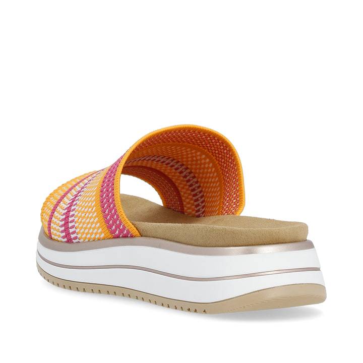Remonte Artikelnummer D1J54-68 remonte Damen Pantoletten pink-mangogelb Online Shopping
