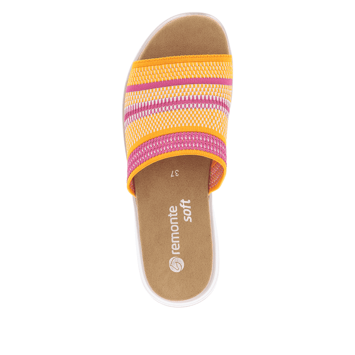 Remonte Artikelnummer D1J54-68 remonte Damen Pantoletten pink-mangogelb Online Shopping
