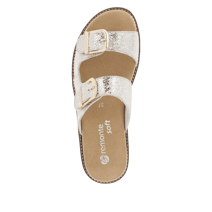 Remonte Artikelnummer D2070-90 remonte Damen Pantoletten metallic Preisnachlass