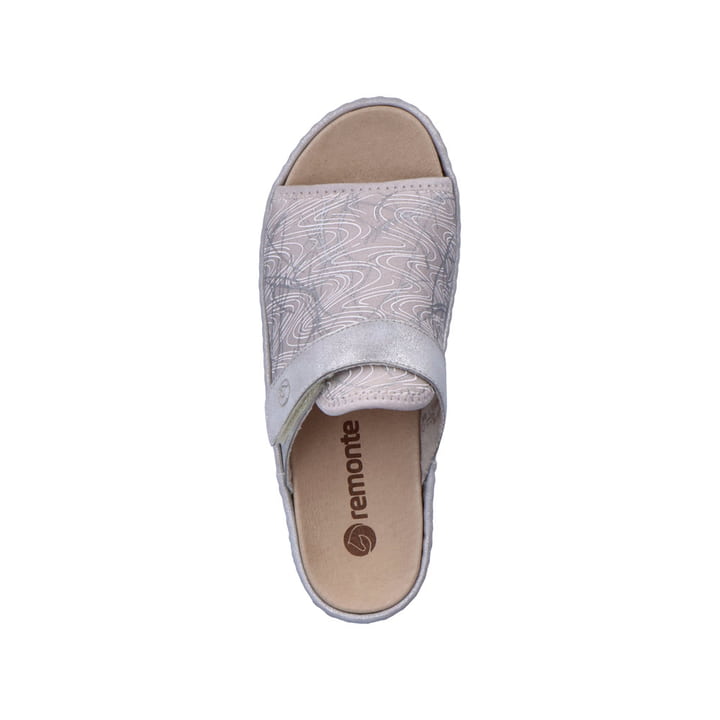 Remonte Artikelnummer D7664-40 remonte Damen Pantoletten silber-grau Lagerräumung