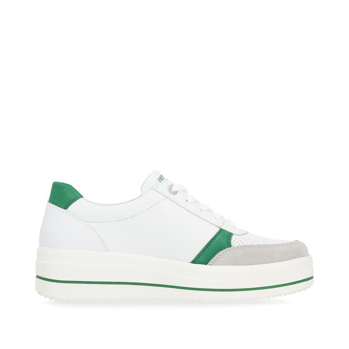 Remonte Artikelnummer D1C00-80 remonte Damen Sneaker smaragdgrün-schneeweiß Sonderangebote
