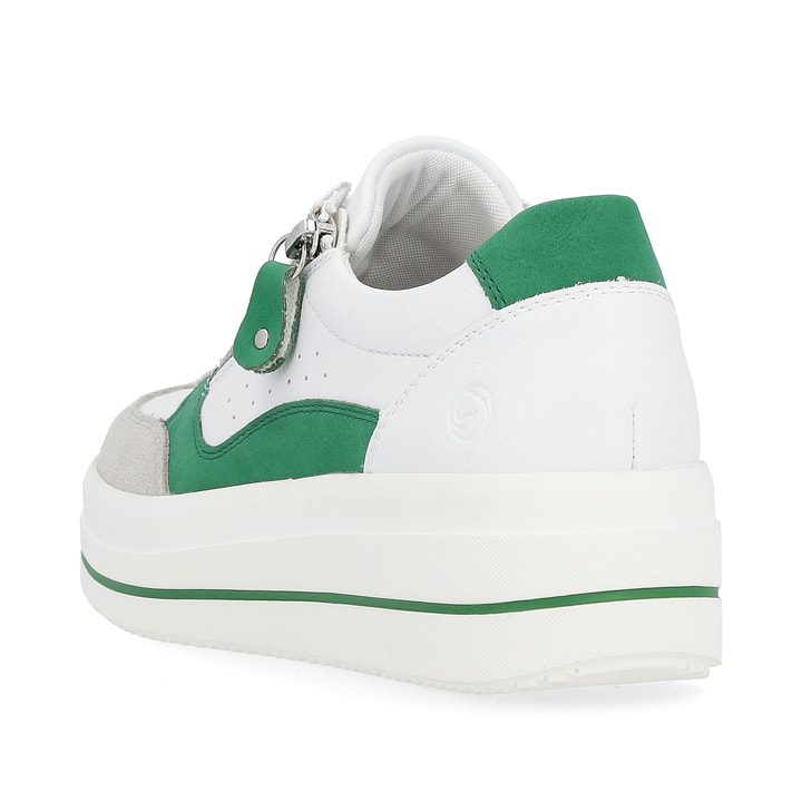 Remonte Artikelnummer D1C00-80 remonte Damen Sneaker smaragdgrün-schneeweiß Sonderangebote