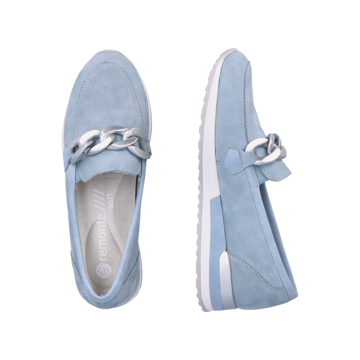 Remonte Artikelnummer R2544-10 remonte Damen Loafers himmelblau Tiefpreis