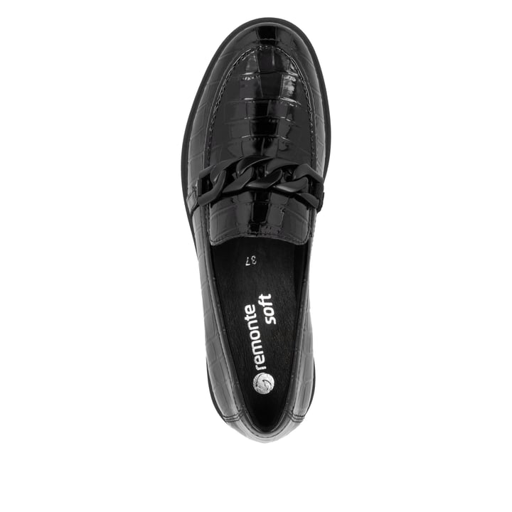 Remonte Artikelnummer D1U00-00 remonte Damen Loafers glanzschwarz JETZT KAUFEN