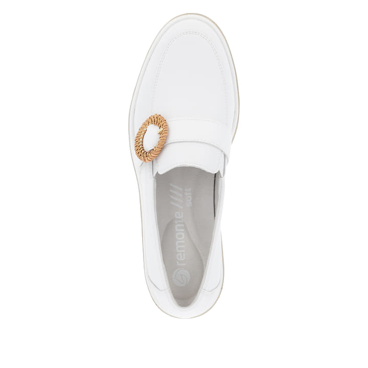 Remonte Artikelnummer D1H00-80 remonte Damen Loafers frostweiß Sonderangebot der Fabrik