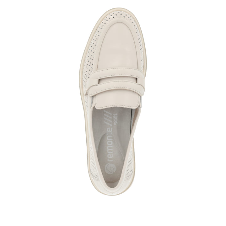 Remonte Artikelnummer D1H03-60 remonte Damen Loafers vanillebeige Fabrikladen