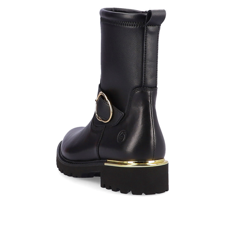 Remonte Artikelnummer D8666-01 remonte Damen Biker Boots nachtschwarz Im Verkauf
