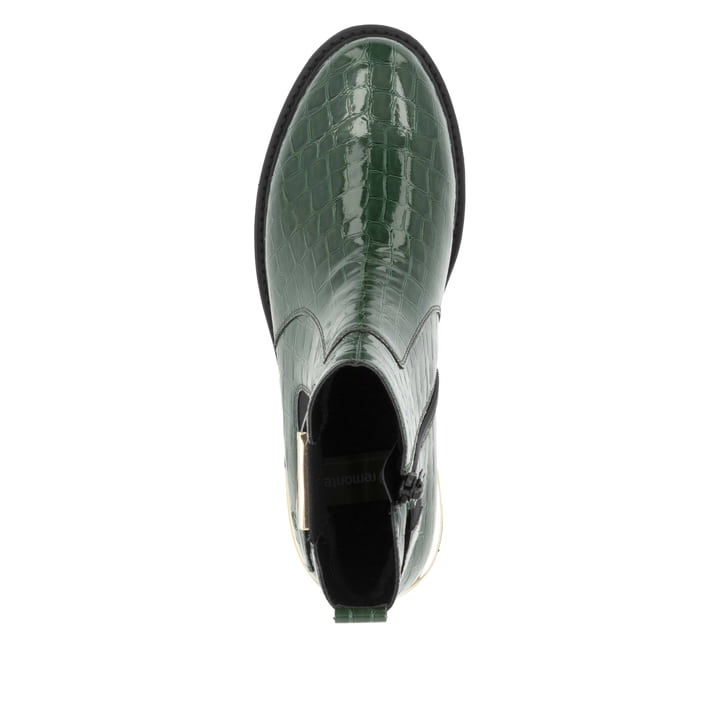 Remonte Artikelnummer D8684-54 remonte Damen Chelsea Boots tannengrün Fabrikverkauf