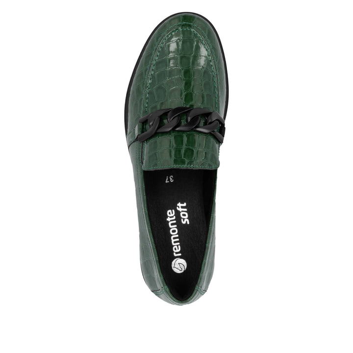 Remonte Artikelnummer D1U00-54 remonte Damen Loafers grasgrün Fabrikpreis