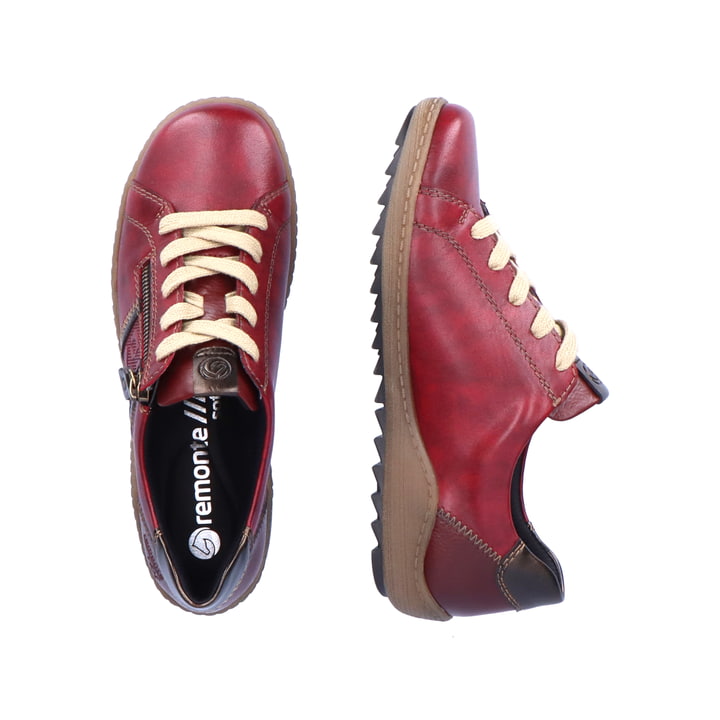 Remonte Artikelnummer R1426-35 remonte Damen Schnürschuhe himbeerrot Flash Sale