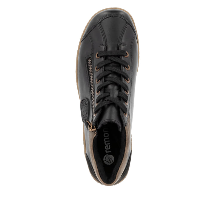 Remonte Artikelnummer R1477-03 remonte Damen Schnürschuhe stahlschwarz Preisnachlass