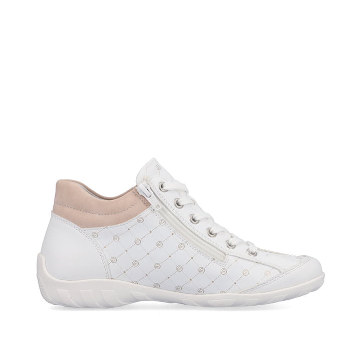 Remonte Artikelnummer R3496-80 remonte Damen Schnürschuhe reinweiß-altrosa Osterangebot