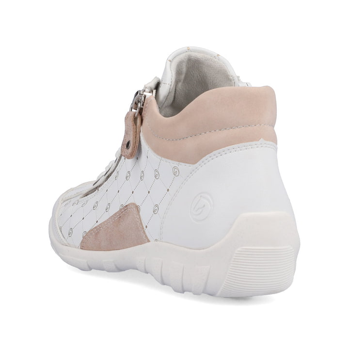 Remonte Artikelnummer R3496-80 remonte Damen Schnürschuhe reinweiß-altrosa Osterangebot