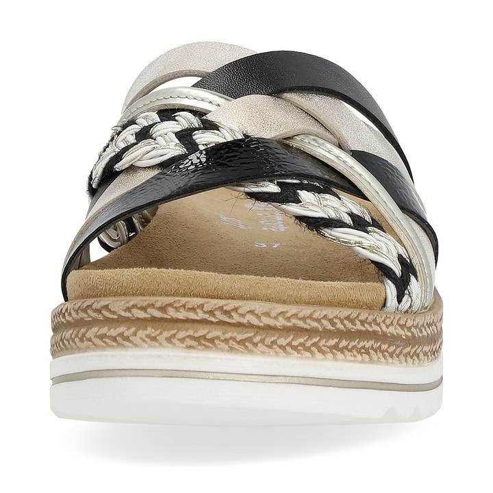 Remonte Artikelnummer D0Q50-02 remonte Damen Pantoletten schwarz-hellbeige Neuheiten