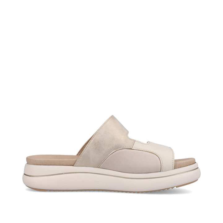 Remonte Artikelnummer D0L53-60 remonte Damen Pantoletten beige-metallic VIP-Rabatte
