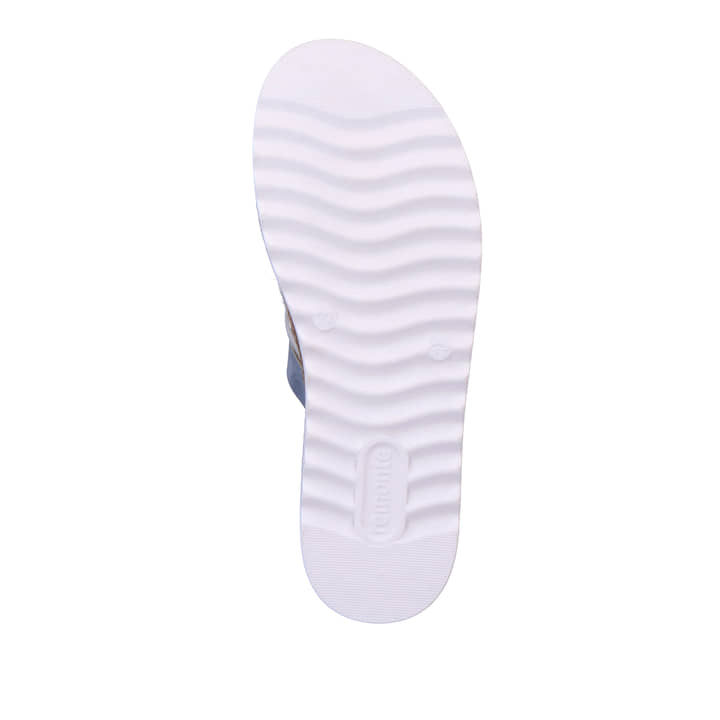 Remonte Artikelnummer D0Q50-12 remonte Damen Pantoletten pastellblau-metallic Kostenlose Rückgabe