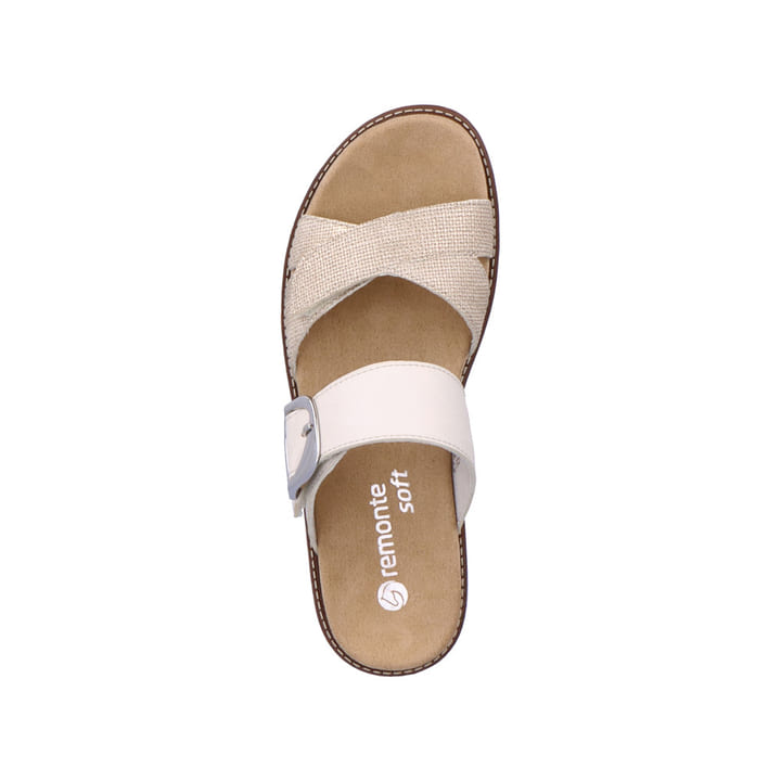 Remonte Artikelnummer D2048-60 remonte Damen Pantoletten beige-metallic Bis zu 65% Rabatt