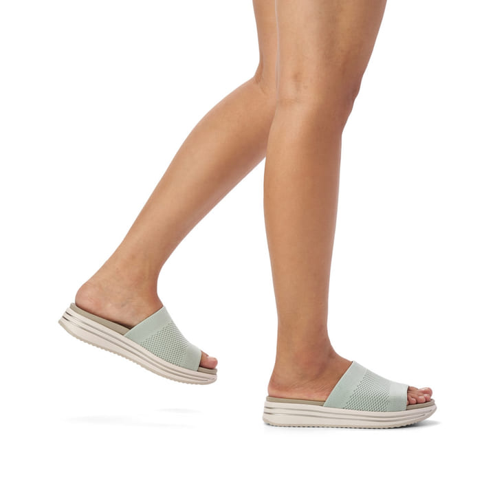 Remonte Artikelnummer R2961-52 remonte Damen Pantoletten mintgrün 50% Rabatt mit kostenlosem Versand