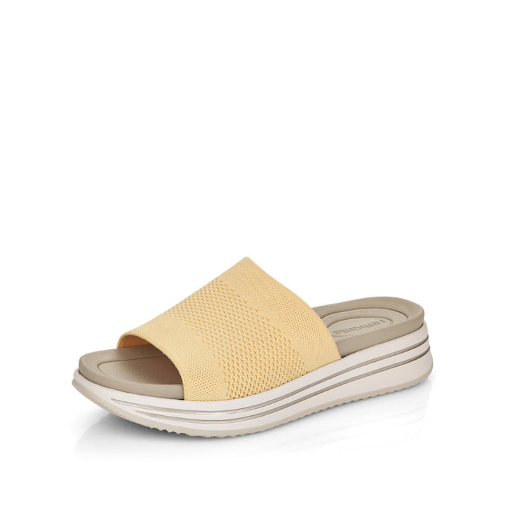 Remonte Artikelnummer R2961-68 remonte Damen Pantoletten pastellgelb Clearance-Verkauf
