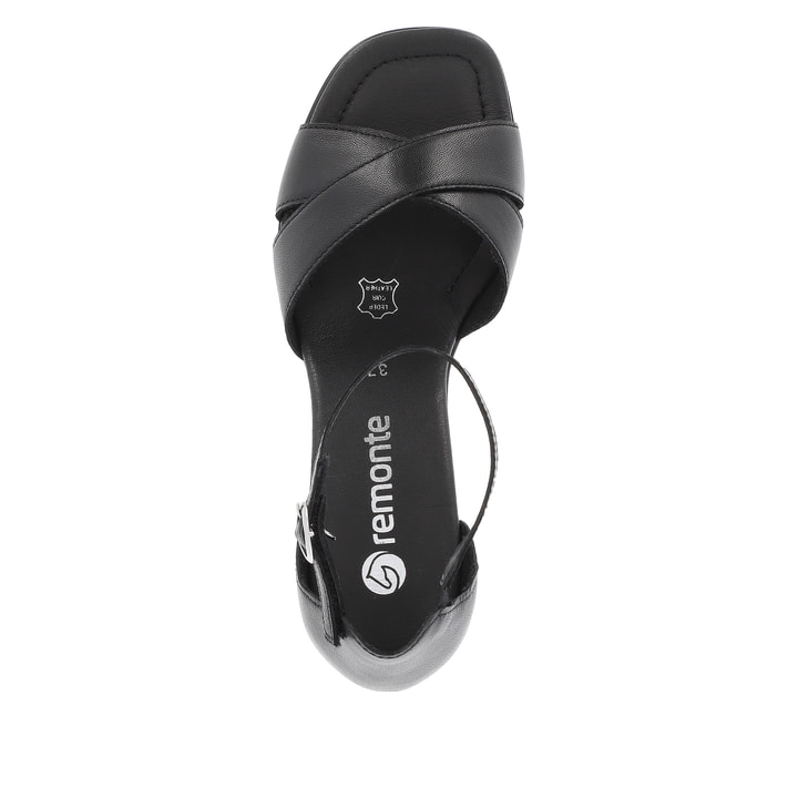 Remonte Artikelnummer D1K50-00 remonte Damen Riemchensandaletten diamantschwarz Fabrikverkauf